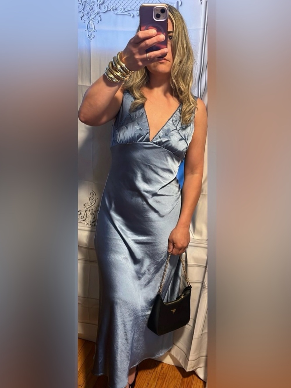 NEW HOUSE OF HARLOW EMBROIDERED SATIN DRESS
🚨NO DISCOUNT ON THIS DRESS - Picture 9 of 9